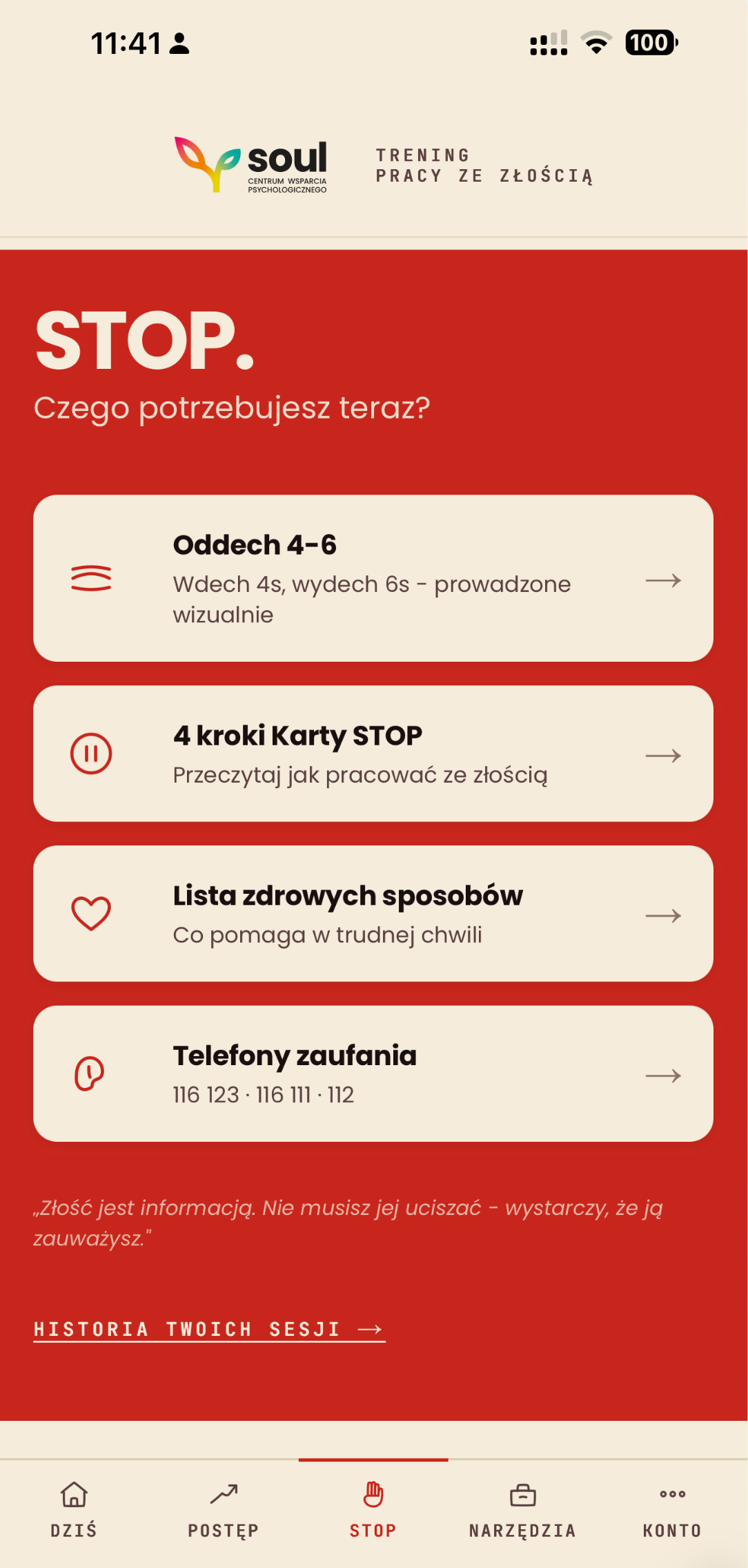 Notes Soul - Trening pracy ze złością
